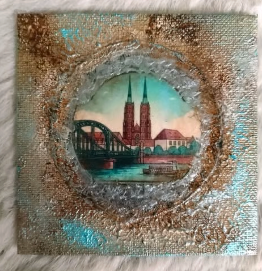 Unique Mix Media Magnets – Little Art for Your Refrigerator
