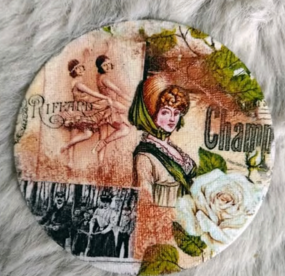 Unique Mix Media Magnets – Little Art for Your Refrigerator