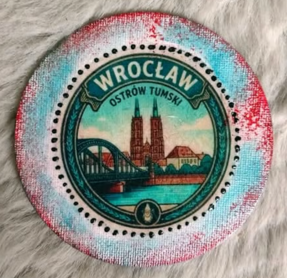 Unique Mix Media Magnets – Little Art for Your Refrigerator