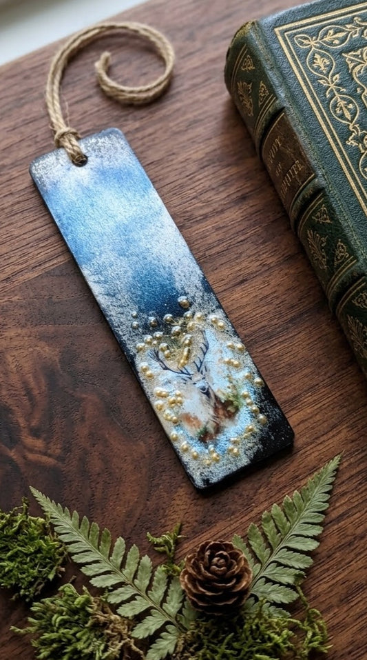 Drewniane zakładki do książek ręcznie malowane – Sztuka w Twojej Biblioteczce - Pastelia - Unique Art Pieces