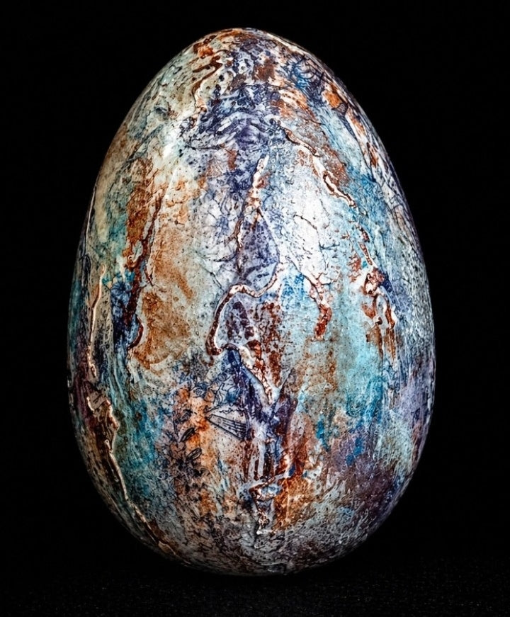 Jajka artystyczne styl Fabergé – całoroczna ozdoba (3 szt. małe)